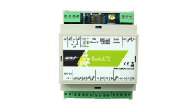 Moduł Komunikacyjny Lte 4G/2G, 12Vdc, 8 Wejść, 4 Wyjścia, Obudowa Din 4M,...