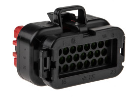 Złącze samochodowe 23-pinowe 3-rzędowe TE Connectivity Męski Montaż na kablu AMPSEAL Wtyczka samochodowa