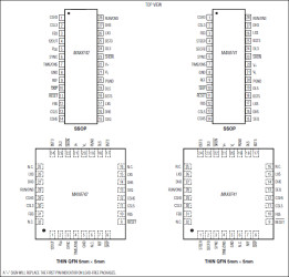 500kHz Multi-Output Power-Supply Controllers with High Impedance in Shutdown