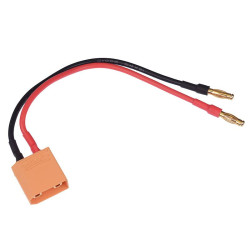XT90 Male to 4mm Gold Banana Plugs 150mm 16AWG