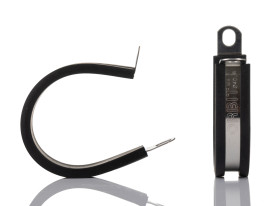 Zacisk typu P Ø zew. 35mm materiał: Stal nierdzewna 304 szerokość 17mm kolor Czarny