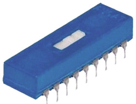 Przełącznik suwakowy, 4PDT, montaż PCB, 20V, 300 mA przy 115 V DC, -40 → +80°C, TE Connectivity