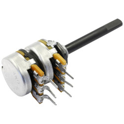 OMEG PC2G16BU Rotary Potentiometer Single turn 0.25 W 100 kΩ Black