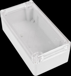 Industrial housing, 158 x 82 x 55 mm, IP65, light gray