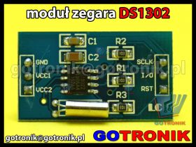 Moduł zegar czasu rzeczywistego DS1302 RTC