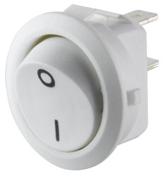 Przełącznik kołyskowy Wł.-wył. Nie 12 A SPST Czarny IP40 Marquardt