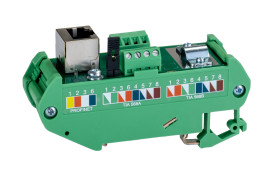 Panel krosowniczy, FL, Cat5e, RJ45, Zielony