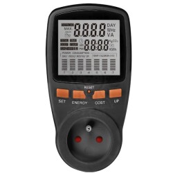 Licznik 2P+Z 230V 3680W LCD Kobi 3140 PMM2 czarny
