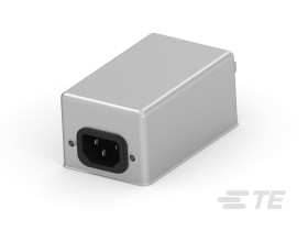 Filtr sieciowy 10A 1-fazowy 250 V AC 50Hz TE Connectivity Montaż kołnierzowy