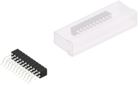 Socket header, 22 pole, pitch 2 mm, straight, BLY9SMD22SM