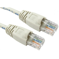 Kabel Ethernet Cat5e długość 2m Z zakończeniem RS PRO PVC l. żył: 8 średnica 5.2mm
