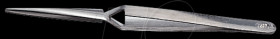 Cross tweezers, straight, pointed, 140 mm