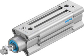 Siłownik pneumatyczny z tłoczyskiem skok: 50mm Festo Ø 32mm dwustronnego działania Action DSBC-32-50-D3-PPVA-N3