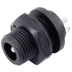 TruComponents 201184 Low power Plug, straight 5.5 mm 2.8 mm
