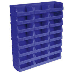 Sealey TPS124B Plastic Storage Bin 103 x 85 x 53mm - Blue Pack of 24
