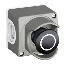 Obudowa z osłoną i przyciskiem grzybkowym zatrzymanie awaryjne 40mm 1Z+1R IP66 CEP1-2002 1SFA619811R2002