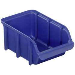raaco 106900 Storage bin Blue for organised storage