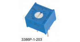 20K Ohm trimpot ( 3386P-1-203) - Bourns