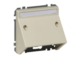 MERTEN Płytka czołowa System D wypustu kablowego kremowy MTN464344 SCHNEIDER ELECTRIC