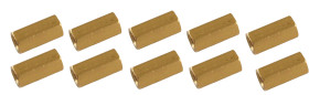Opencircuit Brass M3 standoff female 10mm - 10 pieces
