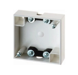 Integro Flow Puszka natynkowa pojedyncza płaska śnieżnobiała 911522569