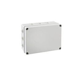IP65 Puszka hermetyczna LIGHT 253x342x132 pokrywa pełna, z dławicami (12xM40)