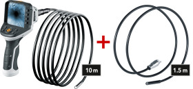 Zestaw kamery inspekcyjnej dł: 1.5 m, 10 m Laserliner średnica: 9mm LED