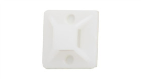 Element Mocujący Opaski 19X19 Mm Biały - Op. 100Szt.