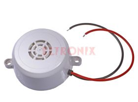 BUZER BUZ-C 12/24VDC CIĄGŁY BIAŁY Z PRZEWODAMI