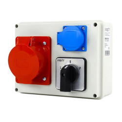 Rozdzielnica siłowa n/t 1x32A 5P 1x230V L-0-P IP44 NBOX19.8 Next