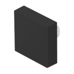 Soczewki do wskaźników, 61-977, Czarny, Kwadratowy, długość: 18