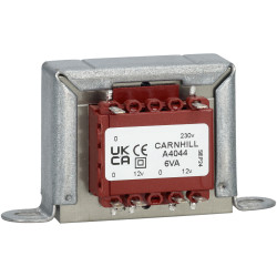 Blore Bowron A4044 Chassis Transformer 230V 6VA 12V&#x2B;12V