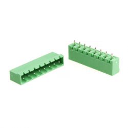ZŁĄCZE TB 8PIN R-5.08MM MĘSKIE PROSTE ZAMKNIĘTE PCB RoHS