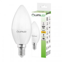 LUMILED żarówka led świeca c37 e14 7W ciepła CB WW