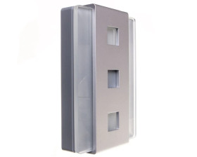 Gong dwutonowy GLASSO 8V srebrny GNT-248-SRB SUN10000145