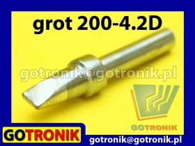 Grot 200-4.2D - płaski dłuto 4,2mm
