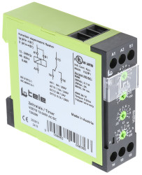 Timer Relay Szyna DIN 12 → 240V ac/dc SPDT 1-stykowy Tele 0.05 → 1s V2ZI10 Wielofunkcyjne funkcyjny