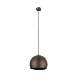 Lampa wisząca pojedyncza ZOE BROWN M do pomieszczeń rustykalnych, stalowy klosz 10171 TK Lighting