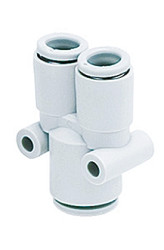 Złączka pneumatyczna Wciskane 10 mm Wciskane 10 mm SMC Adapter rozgałęźny do rur