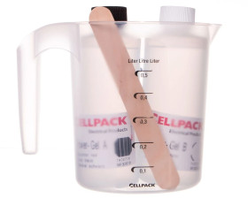 Dwuskładnikowy żel w butelkach, z pojemnikiem i mieszadłem, POWER GEL 400ml, 335120