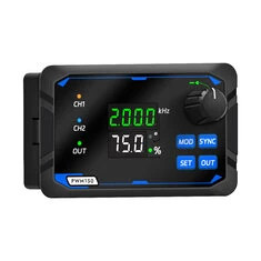 JUNCTEK Dual-Channel PWM 150 SqW Generator Sygnałów Impulsowych Regulowana Częstotliwość 1Hz-150kHz 0%-100% Współczynnik Wypełni