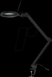 64986 Lupenleuchte, LED, Ø 127 mm Echtglaslinse, 3 Dioptrien, dimmbar,