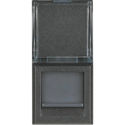 AXOLUTE Gniazdo komputerowe RJ45 kat.6 FTP antracyt HS4279C6S