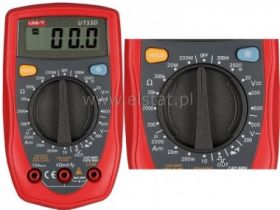 UT33D Multimetr uniwersalny ; cyfrowy; UNI-T