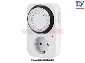 Programator czasowy analogowy TS-WF1 gniazdo niemieckie