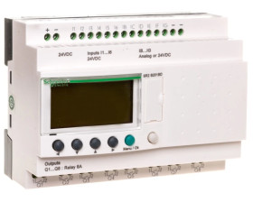 Przekaźnik programowalny 24V DC 6we 8wy Zelio Logic SR2B201BD