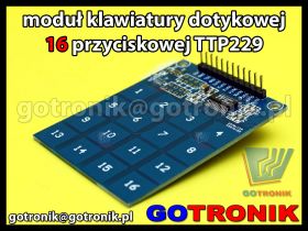 Moduł klawiatury dotykowej 16 przycisków
