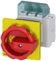 Rozłącznik bezpieczeństwa w obudowie 3-biegunowy-biegunowy 25A Siemens Montaż panelowy 9,5kW