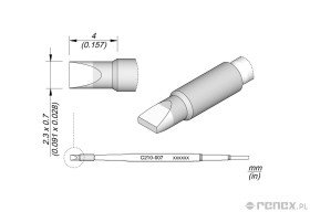 Grot C210007 do rączki JBC T210