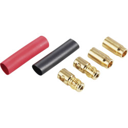 Schnepp S 4041 L rt Banana Plug 4mm Pin Red 1 piece with Protective Cap